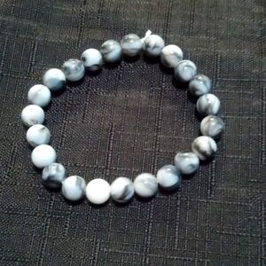 This a marble crystal bracelet